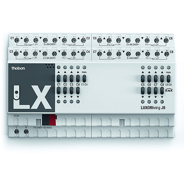 Theben Smart Home-System 8 Kanäle LUXORliving J8